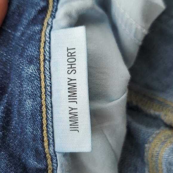 PAIGE Jimmy Jimmy Denim Shorts Roll Up Cuff Size 29 - Picture 5 of 10